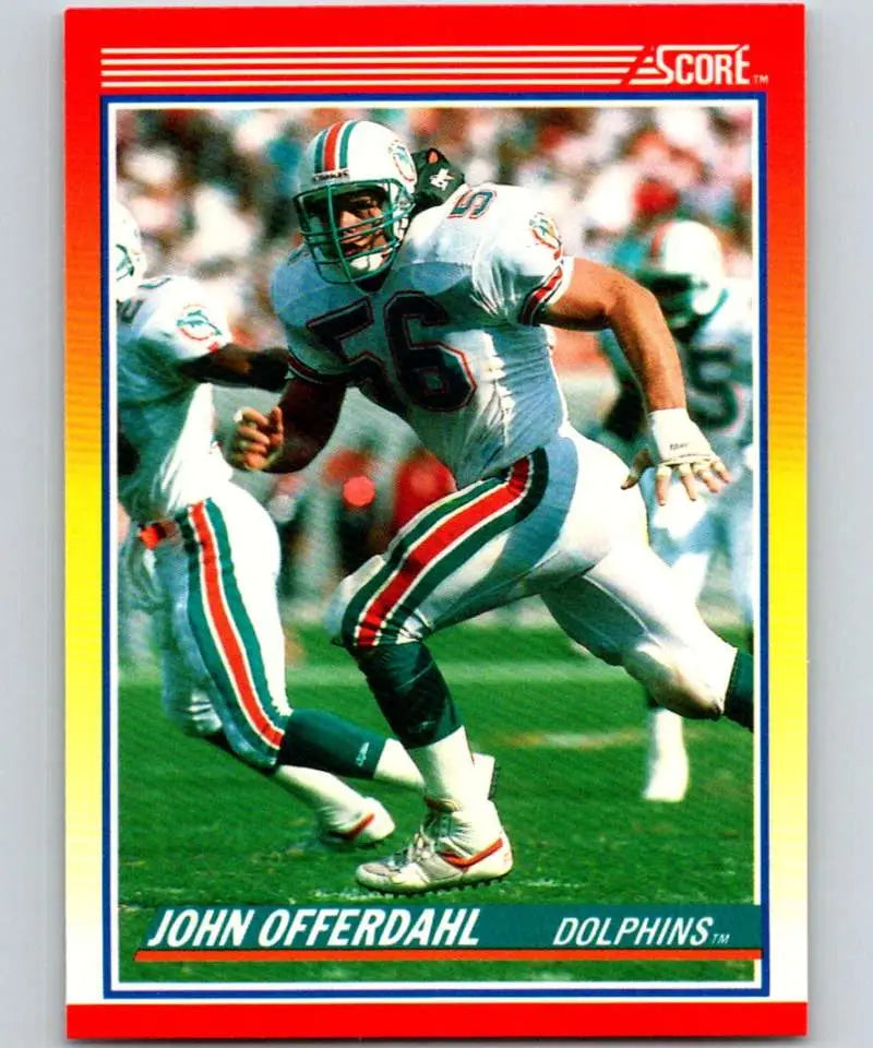 1990 Score #235 John Offerdahl NM-MT Miami Dolphins Football Card - Football Card Single