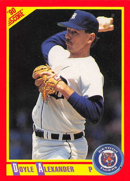 1990 Score #237 Doyle Alexander EX Excellent Detroit Tigers Baseball Card