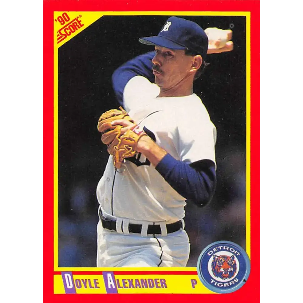 1990 Score #237 Doyle Alexander NM-MT Detroit Tigers Baseball Card - Baseball Card Single