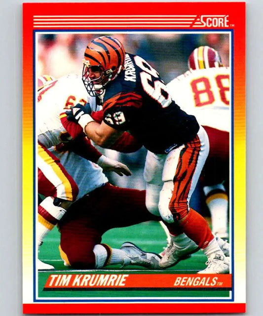 1990 Score #237 Tim Krumrie NM-MT Cincinnati Bengals Football Card