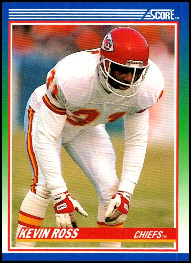 1990 Score #24 Kevin Ross NM-MT Kansas City Chiefs Football Card - Football Card Single