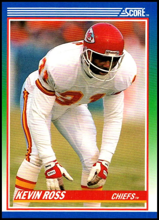 1990 Score #24 Kevin Ross NM-MT Kansas City Chiefs Football Card - Football Card Single
