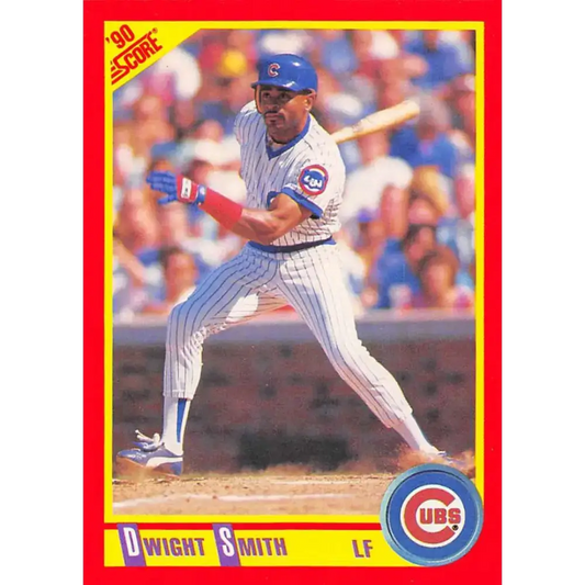 1990 Score #240 Dwight Smith NM-MT Chicago Cubs Baseball Card - Baseball Card Single