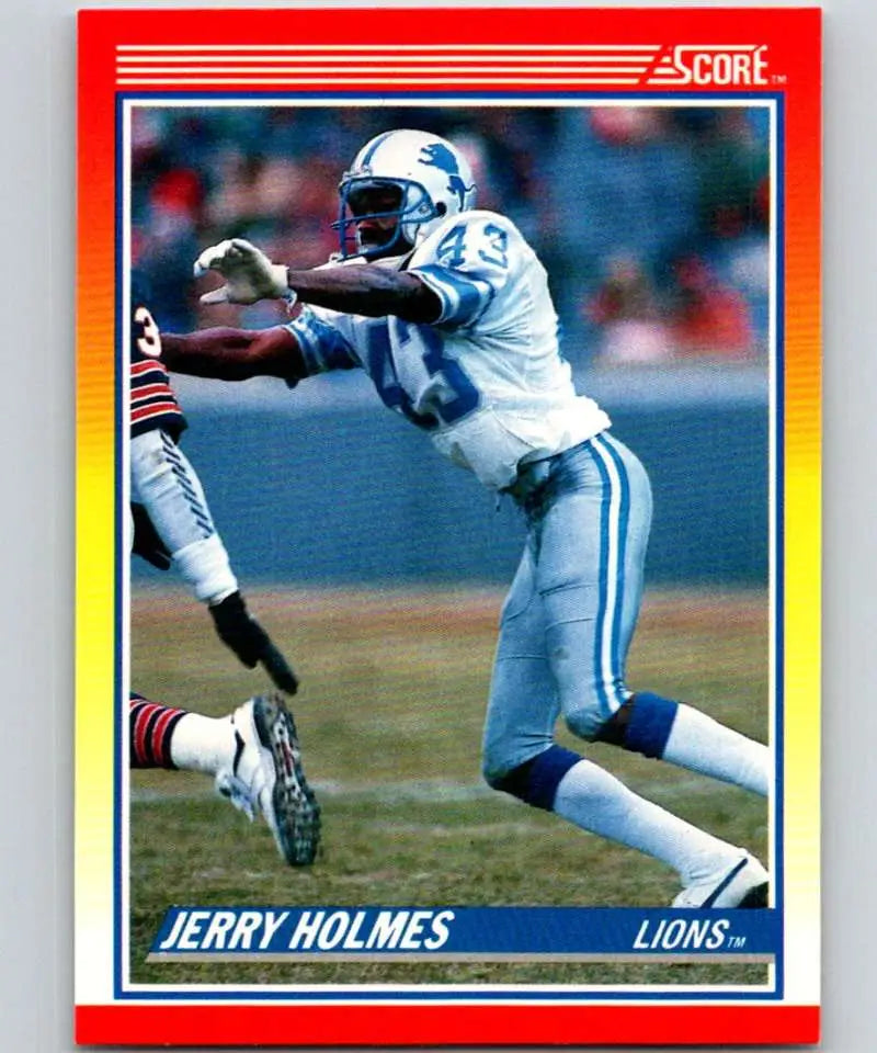 1990 Score #242 Jerry Holmes NM-MT RC Rookie Detroit Lions Football Card