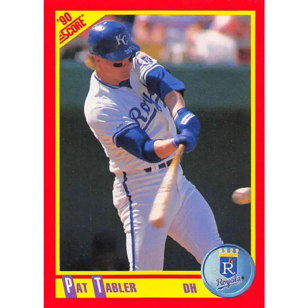 1990 Score #242 Pat Tabler NM-MT Kansas City Royals Baseball Card - Baseball Card Single