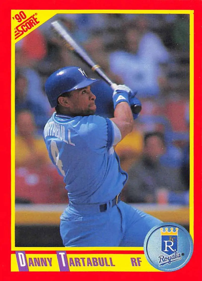 1990 Score #244 Danny Tartabull EX Excellent Kansas City Royals Baseball Card - Baseball Card Single