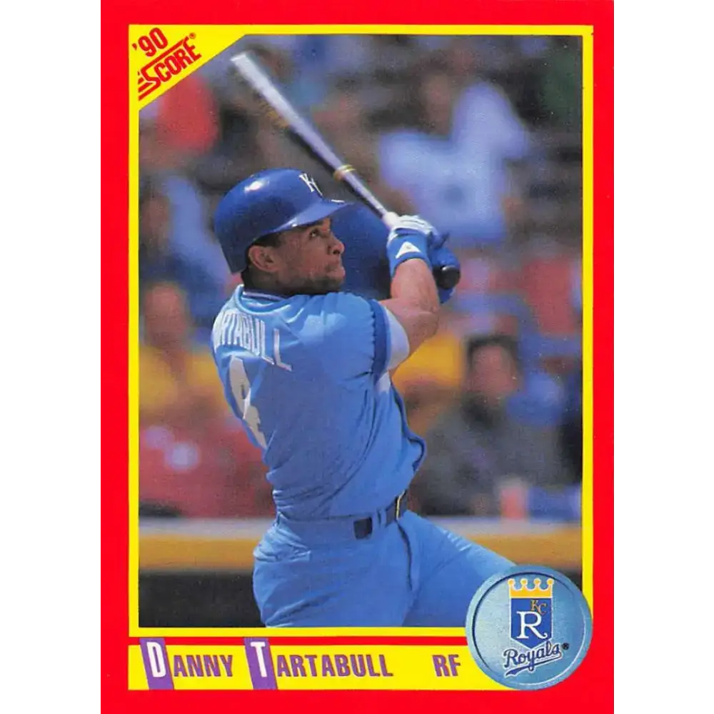1990 Score #244 Danny Tartabull NM-MT Kansas City Royals Baseball Card - Baseball Card Single