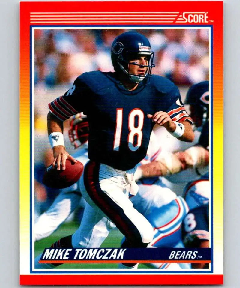 1990 Score #244 Mike Tomczak NM-MT Chicago Bears Football Card - Football Card Single