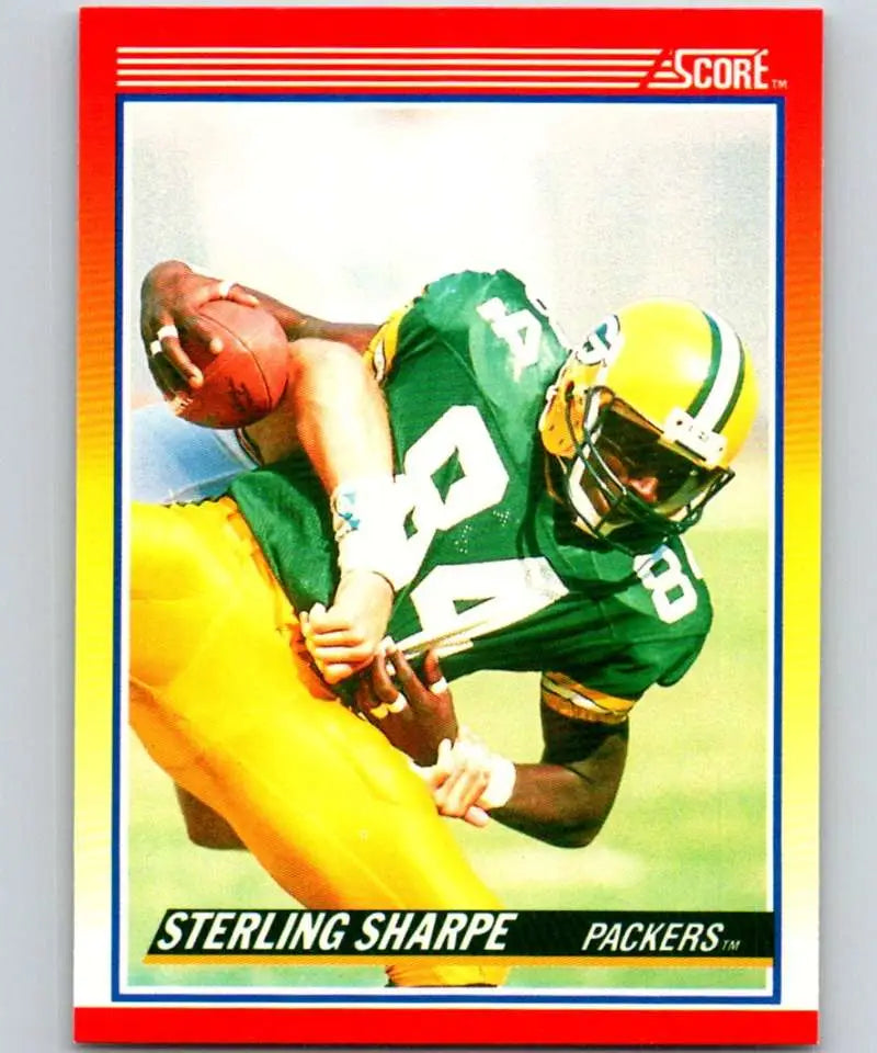 1990 Score #245 Sterling Sharpe NM-MT Green Bay Packers Football Card - Football Card Single