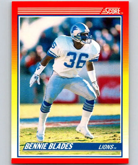 1990 Score #246 Bennie Blades NM-MT Detroit Lions Football Card