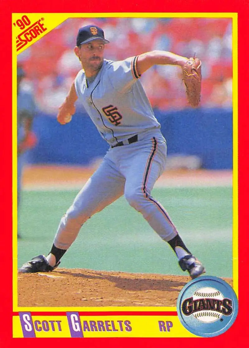 1990 Score #246 Scott Garrelts EX Excellent San Francisco Giants Baseball Card - Baseball Card Single