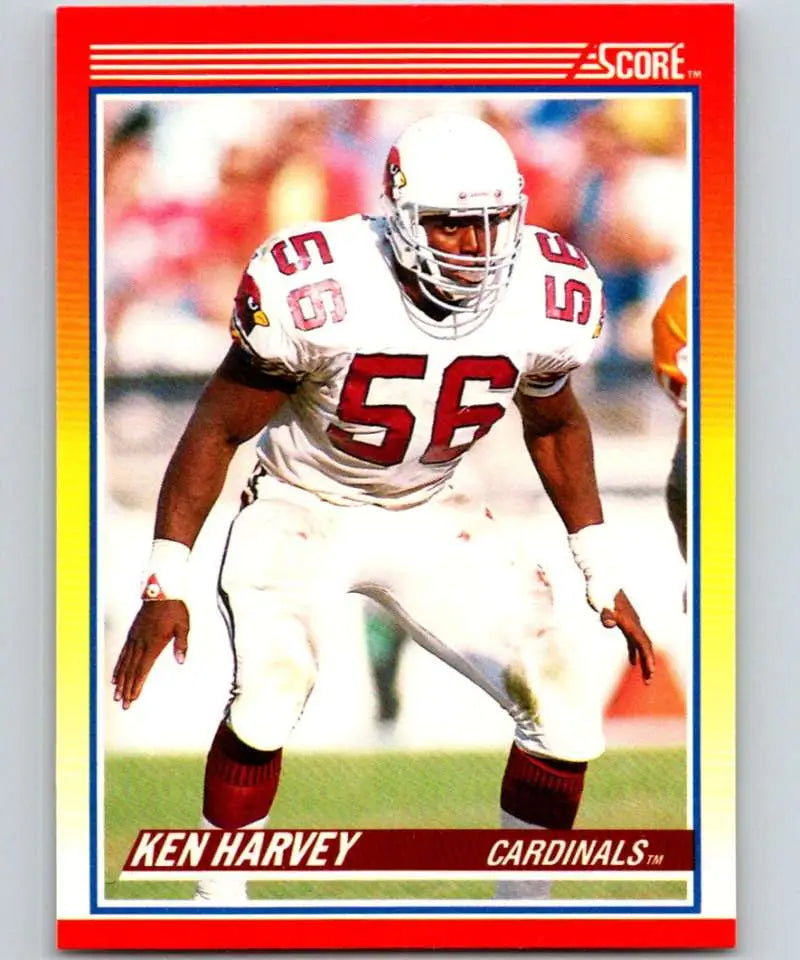 1990 Score #247 Ken Harvey NM-MT RC Rookie Phoenix Cardinals Football Card - Football Card Single