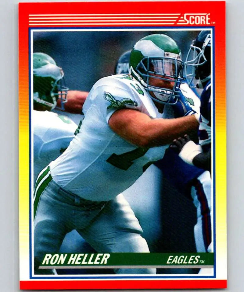 1990 Score #248 Ron Heller NM-MT Philadelphia Eagles Football Card - Football Card Single