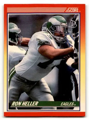Ron Heller Philadelphia Eagles football card from 1990 Score #248 in EX/NM condition