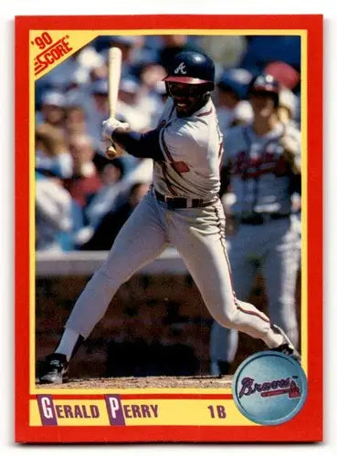 1990 Score #249 Gerald Perry ID:46375 - Baseball Card Single