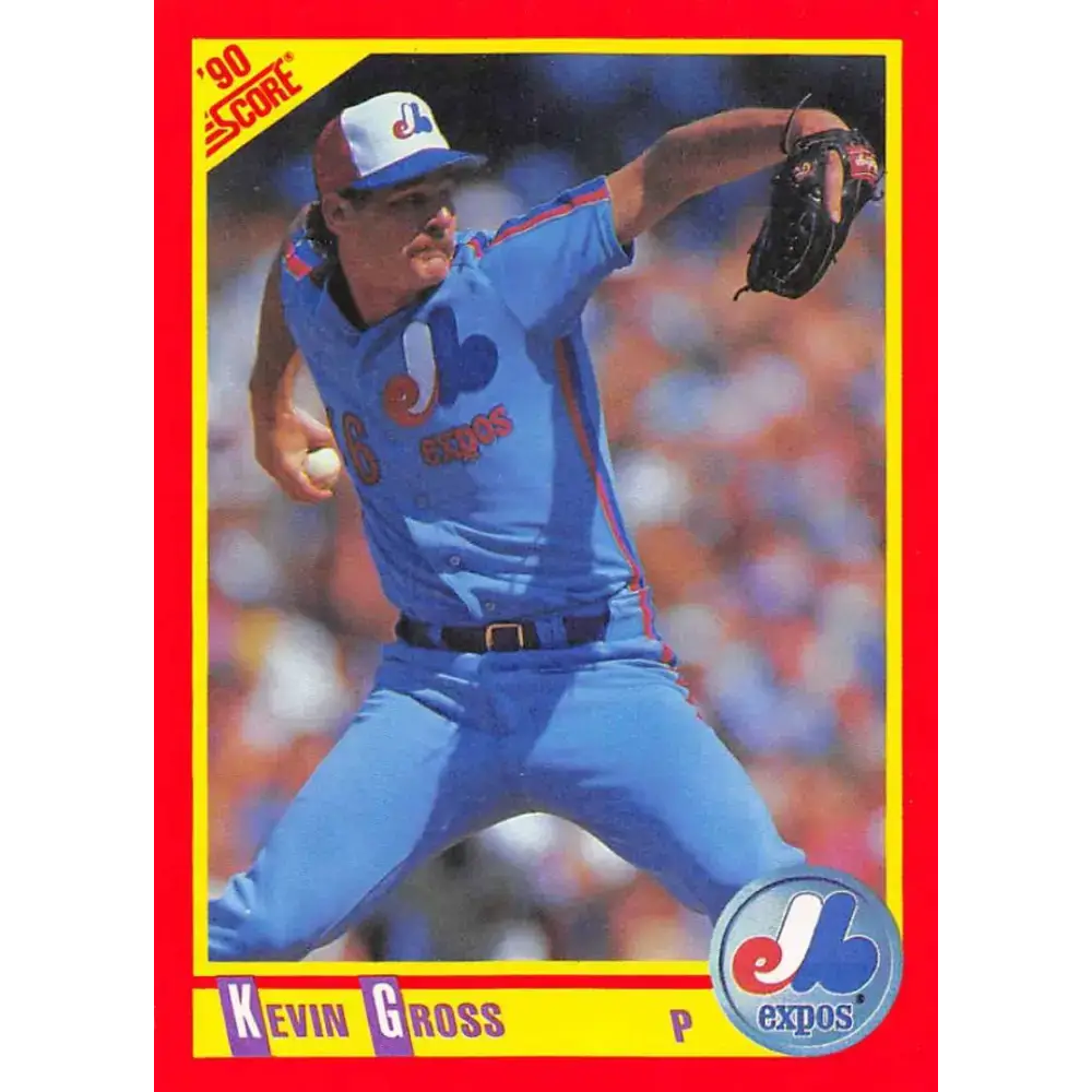 1990 Score #251 Kevin Gross NM-MT Montreal Expos Baseball Card - Baseball Card Single