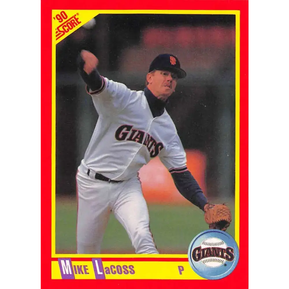 1990 Score #253 Mike LaCoss NM-MT San Francisco Giants Baseball Card - Baseball Card Single