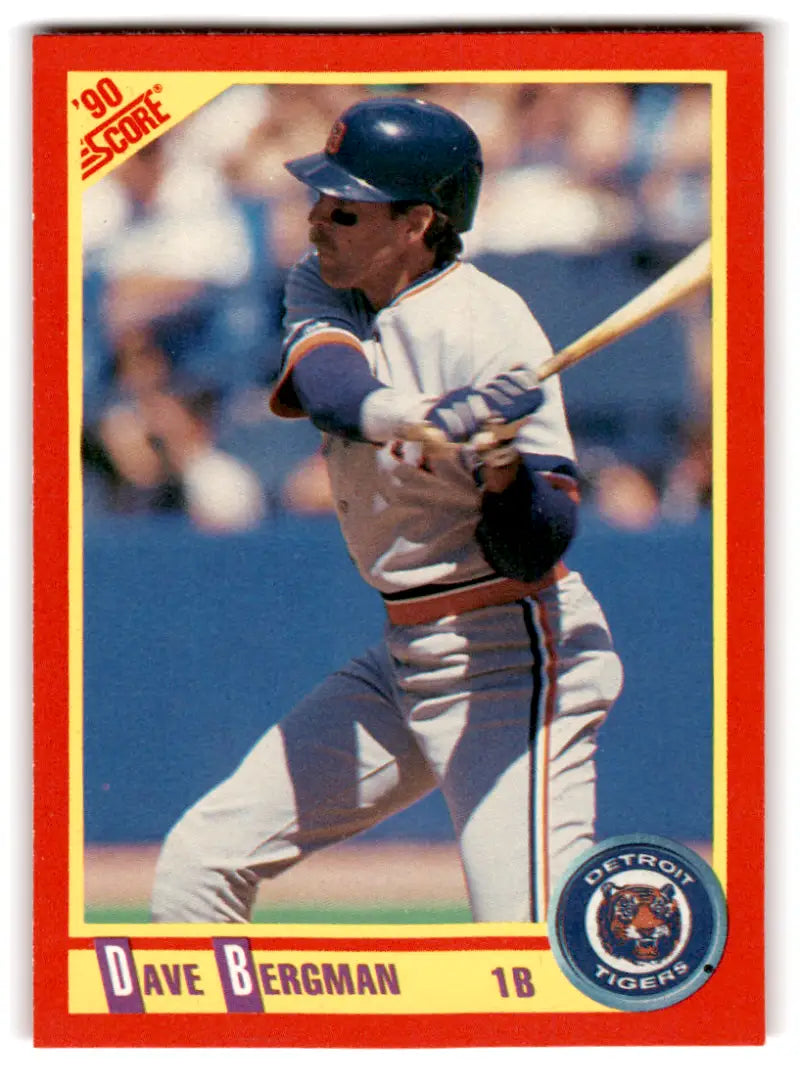1990 Score #254 Dave Bergman NM-MT Tigers ID:70049 - Baseball Card Single