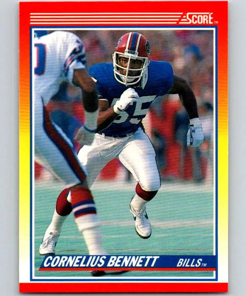 1990 Score #256 Cornelius Bennett NM-MT Buffalo Bills Football Card - Football Card Single