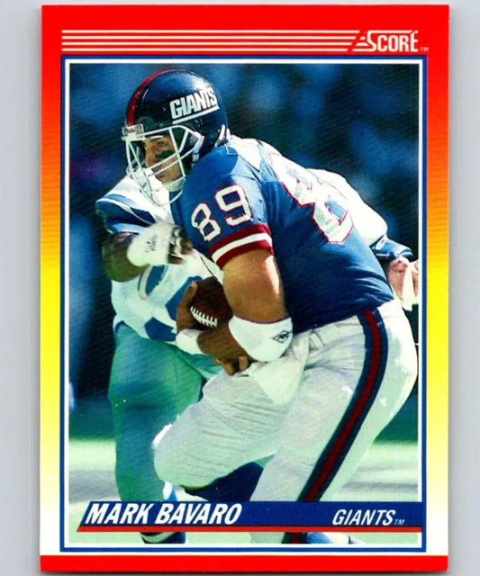 1990 Score #260 Mark Bavaro NM-MT New York Giants Football Card - Football Card Single