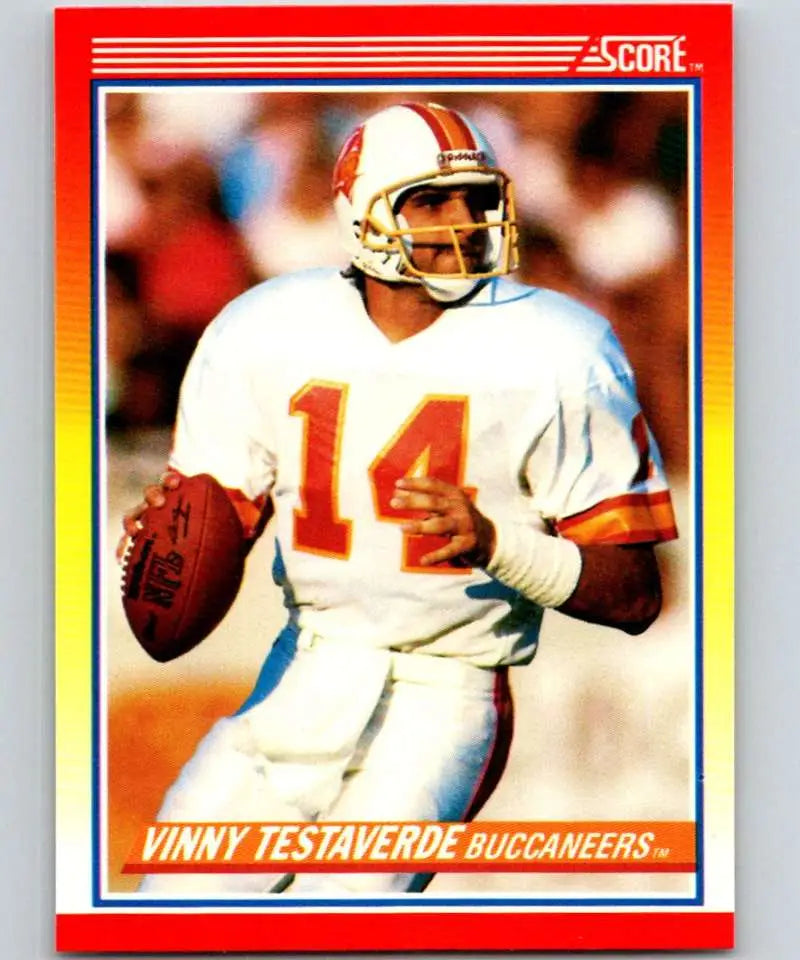 1990 Score #261 Vinny Testaverde NM-MT Tampa Bay Buccaneers Football Card - Football Card Single