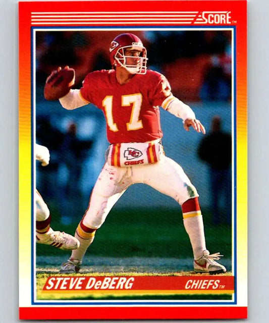 1990 Score #262 Steve DeBerg NM-MT Kansas City Chiefs Football Card