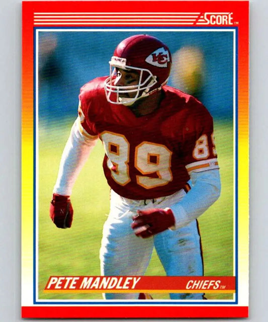 1990 Score #264 Pete Mandley NM-MT Kansas City Chiefs Football Card