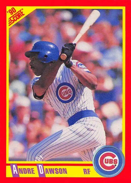 1990 Score #265 Andre Dawson EX Excellent Chicago Cubs Baseball Card