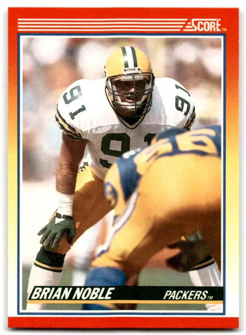 1990 Score #268 Brian Noble NM-MT Green Bay Packers Football Card - Football Card Single