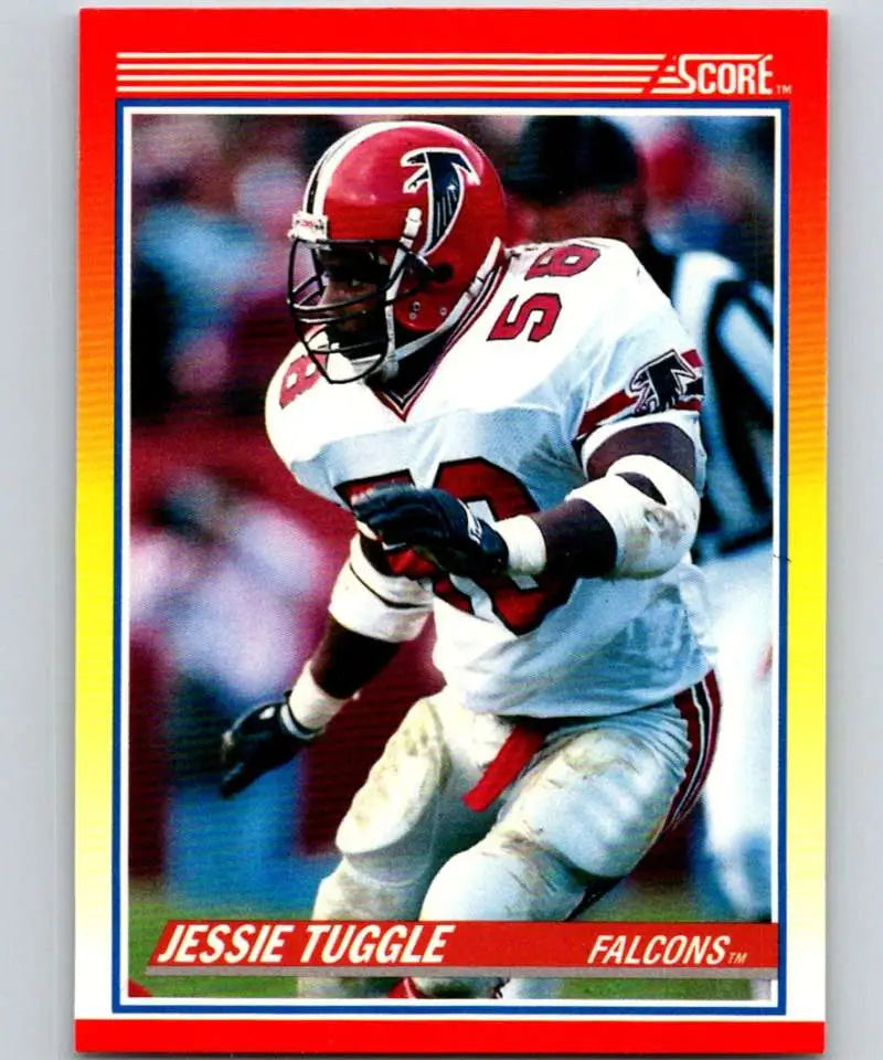 1990 Score #269 Jessie Tuggle NM-MT RC Rookie Atlanta Falcons Football Card - Football Card Single