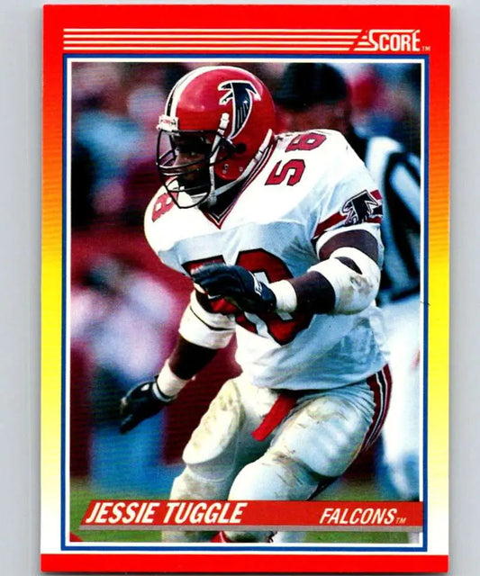 1990 Score #269 Jessie Tuggle NM-MT RC Rookie Atlanta Falcons Football Card - Football Card Single