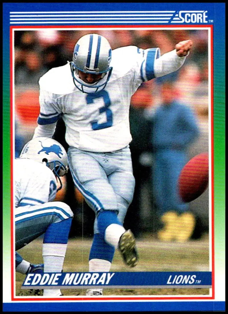 1990 Score #27 Eddie Murray NM-MT Detroit Lions Football Card - Football Card Single