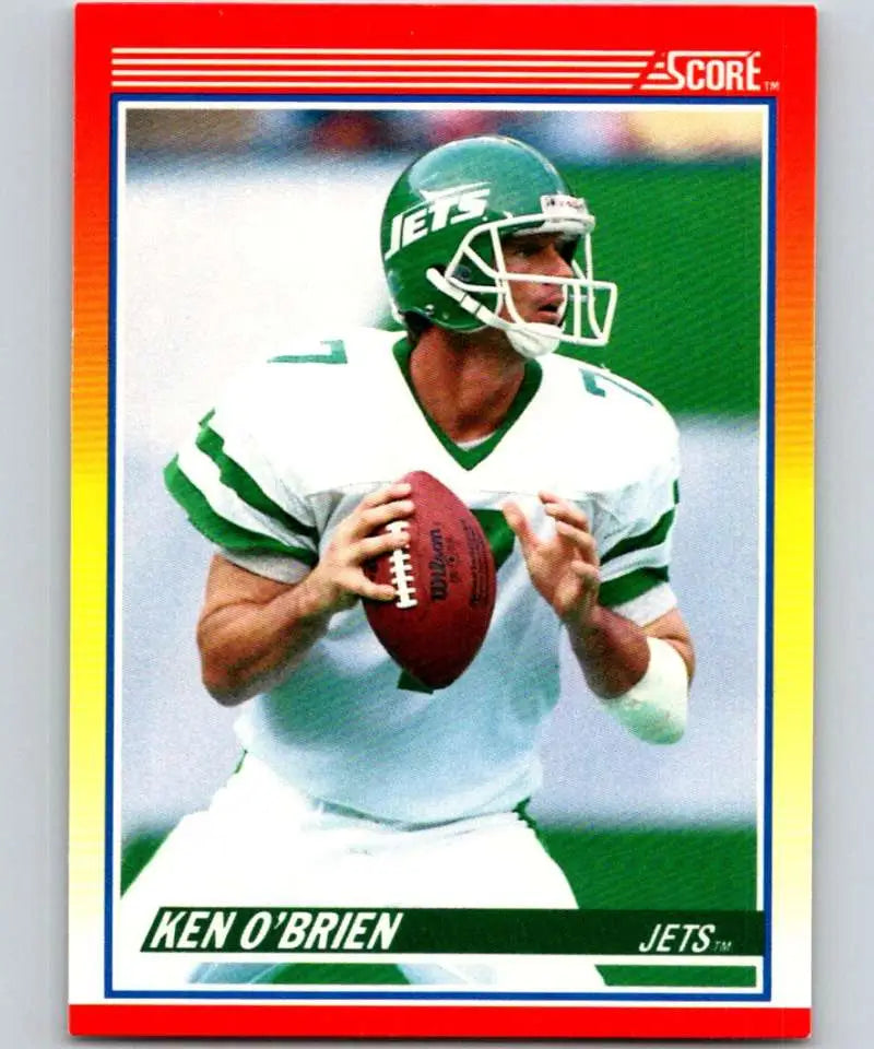 1990 Score #270 Ken O’Brien NM-MT New York Jets Football Card - Football Card Single