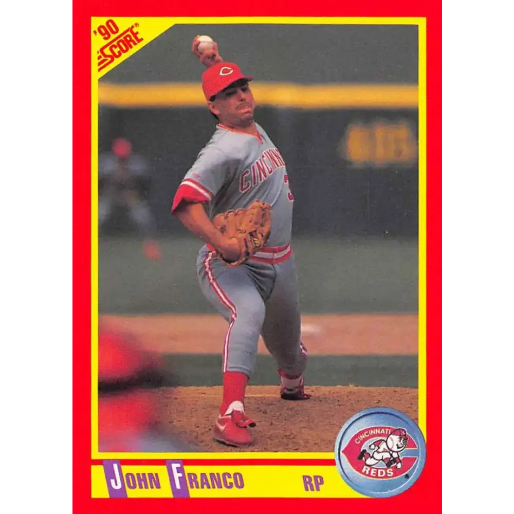 1990 Score #273 John Franco NM-MT Cincinnati Reds Baseball Card - Baseball Card Single