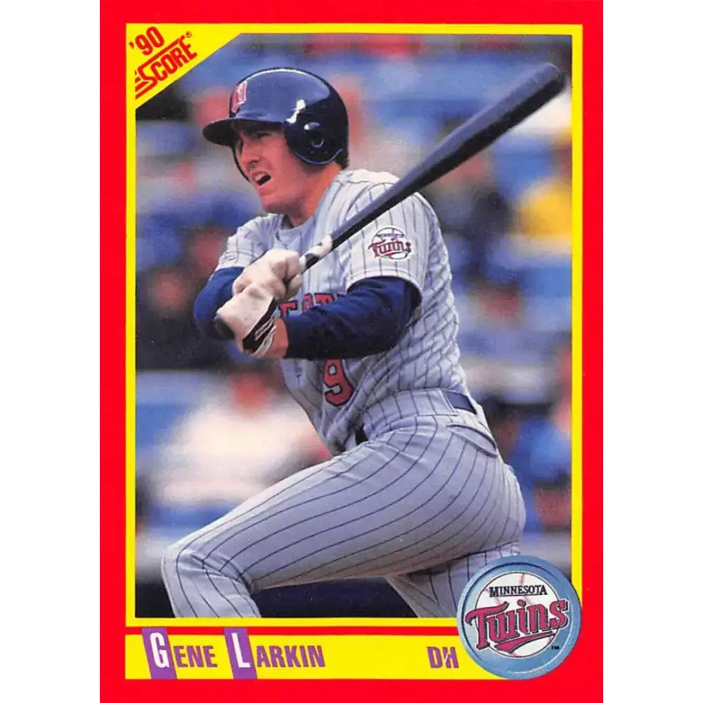 1990 Score #276 Gene Larkin NM-MT Minnesota Twins Baseball Card - Baseball Card Single