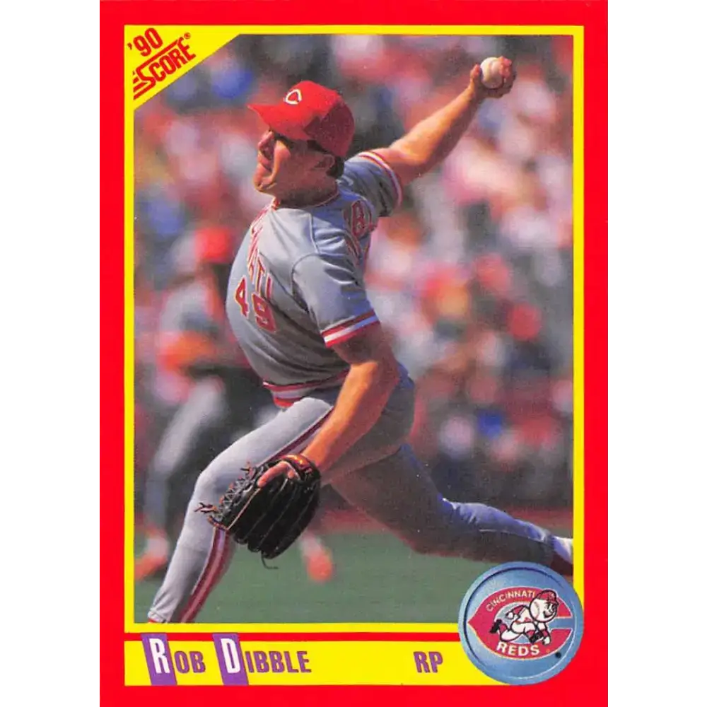 1990 Score #277 Rob Dibble NM-MT Cincinnati Reds Baseball Card - Baseball Card Single
