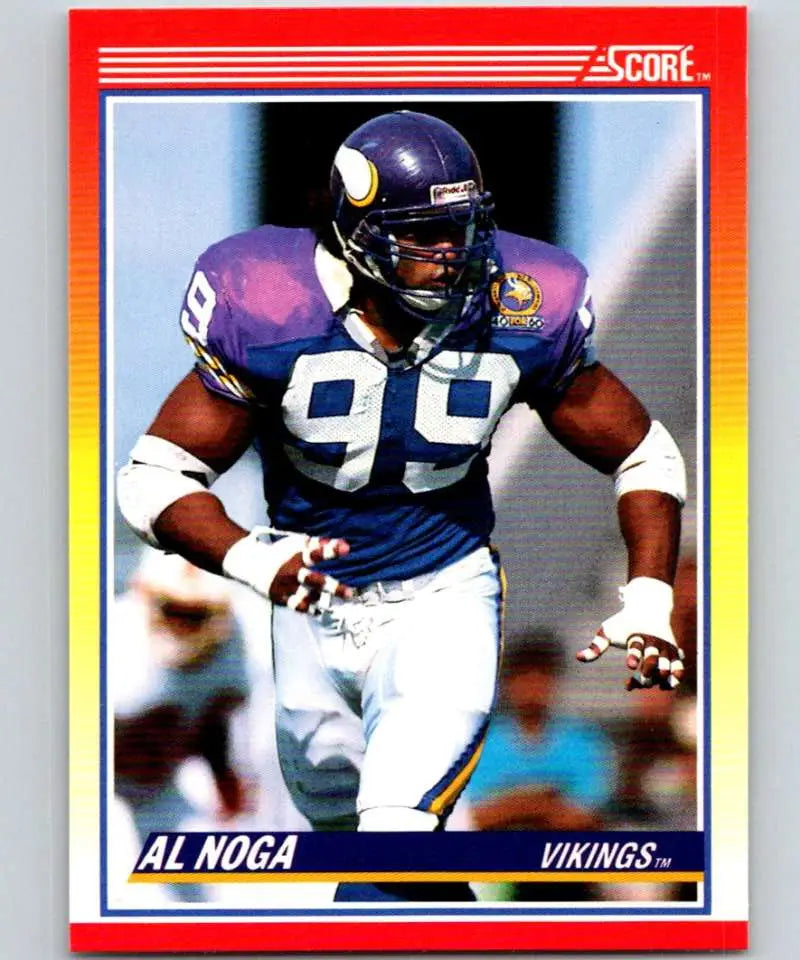 1990 Score #278 Al Noga NM-MT Minnesota Vikings Football Card - Football Card Single