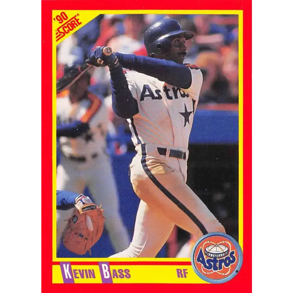 1990 Score #279 Kevin Bass NM-MT Houston Astros Baseball Card - Baseball Card Single