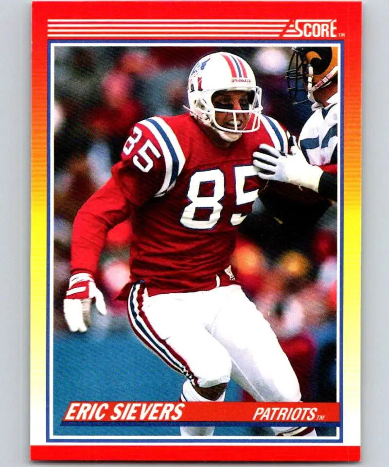 1990 Score #283 Eric Sievers NM-MT RC Rookie New England Patriots Football Card - Football Card Single
