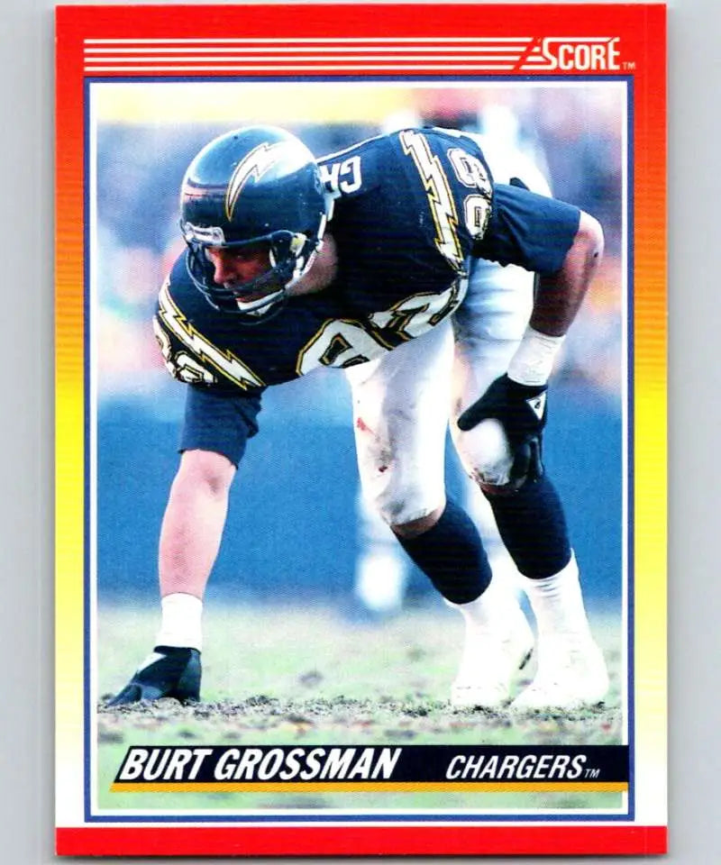 1990 Score #285 Burt Grossman NM-MT San Diego Chargers Football Card - Football Card Single
