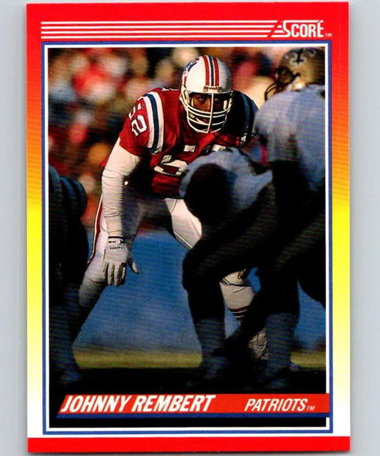 1990 Score #286 Johnny Rembert NM-MT New England Patriots Football Card