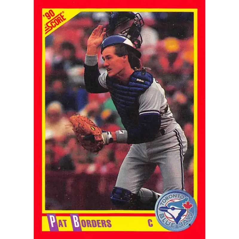 1990 Score #288 Pat Borders NM-MT Toronto Blue Jays Baseball Card - Baseball Card Single