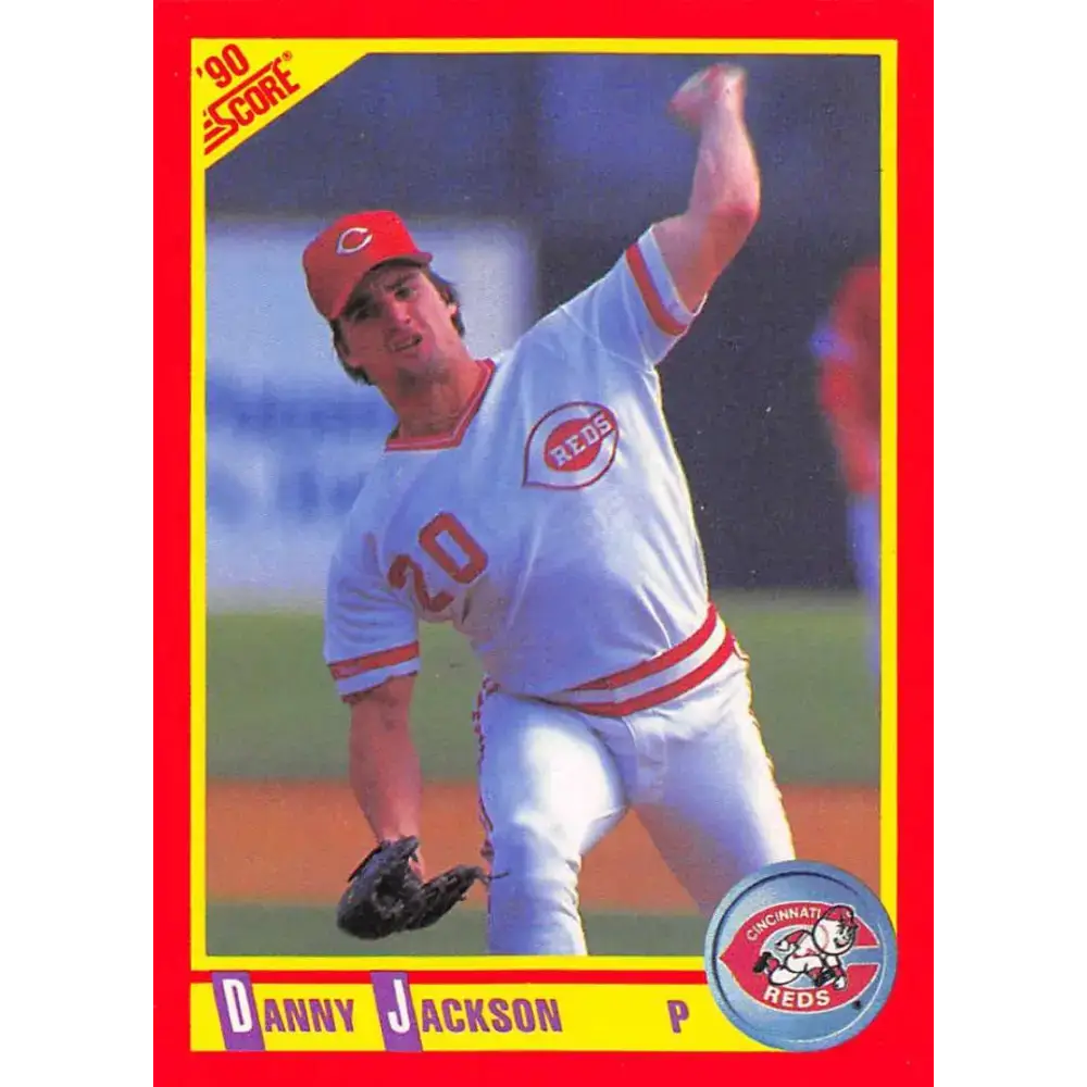 1990 Score #289 Danny Jackson NM-MT Cincinnati Reds Baseball Card - Baseball Card Single