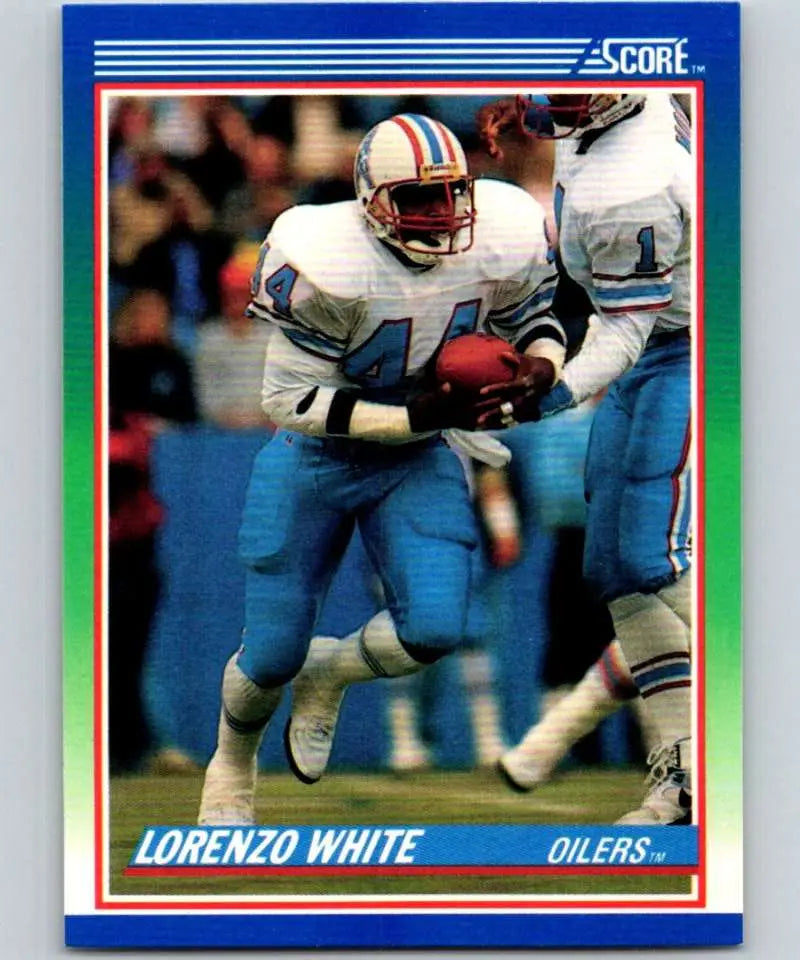 1990 Score #29 Lorenzo White NM-MT Houston Oilers Football Card - Football Card Single