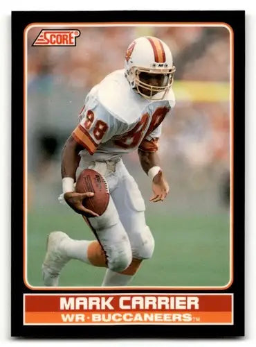 1990 Score #29 Mark Carrier Tampa Bay Buccaneers Football Cards NM-M ID:62208 - Football Card Single