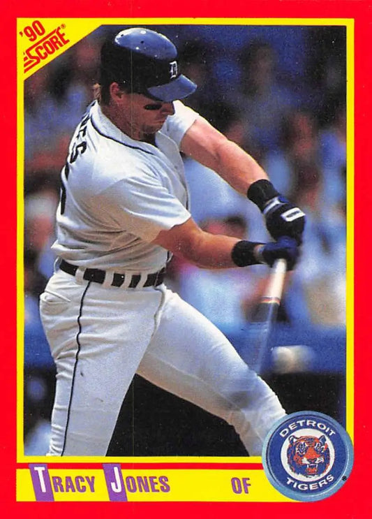 1990 Score #291 Tracy Jones EX Excellent Detroit Tigers Baseball Card