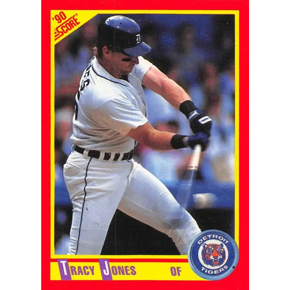 1990 Score #291 Tracy Jones NM-MT Detroit Tigers Baseball Card - Baseball Card Single