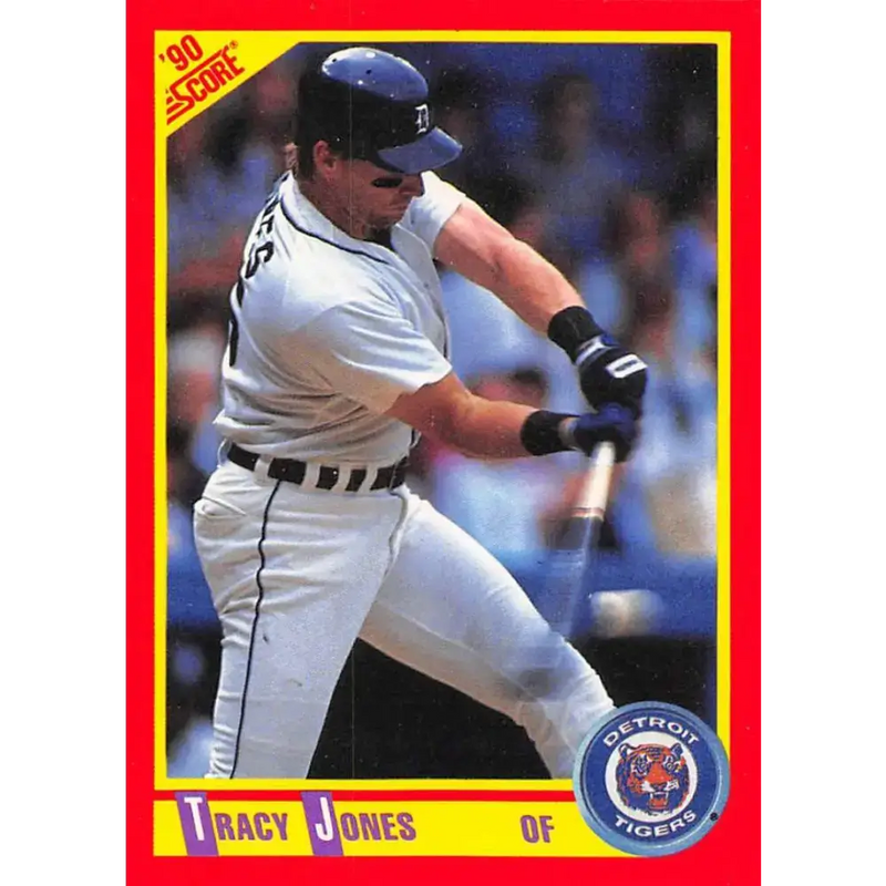 1990 Score #291 Tracy Jones NM-MT Detroit Tigers Baseball Card - Baseball Card Single