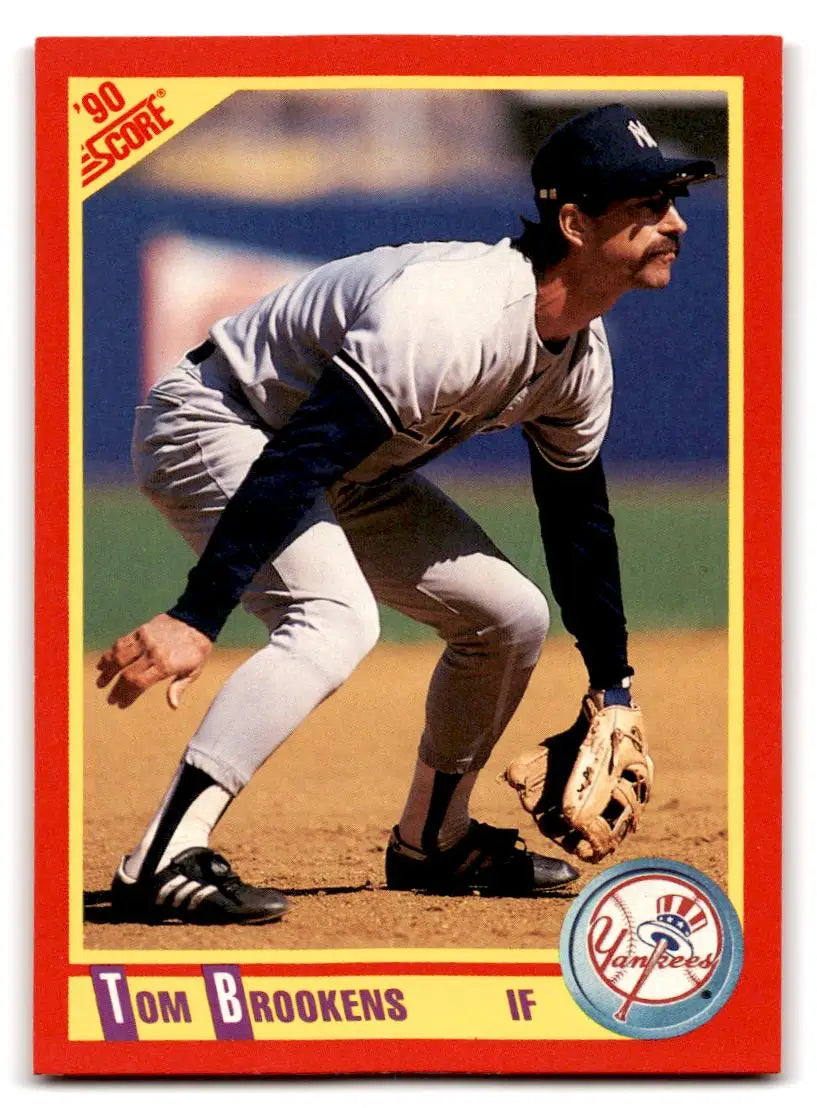 1990 Score #297 Tom Brookens - Baseball Card Single