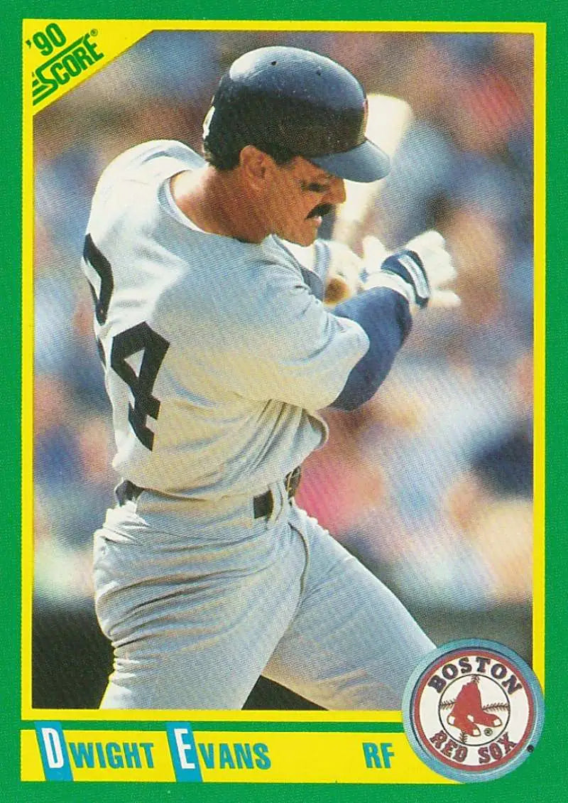 1990 Score #3 Dwight Evans EX Excellent Boston Red Sox Baseball Card - Baseball Card Single
